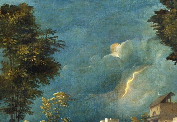 Картина буря Джорджоне