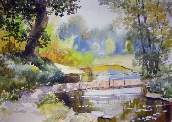 Пейзажи для пленера акварелью