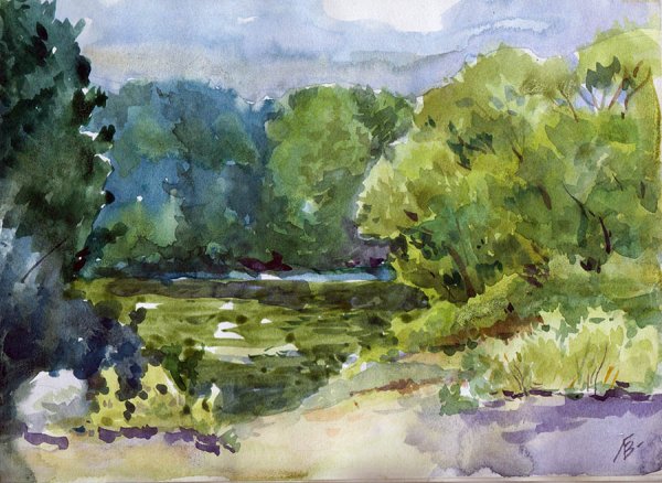 Этюды Васнецова пленэрные