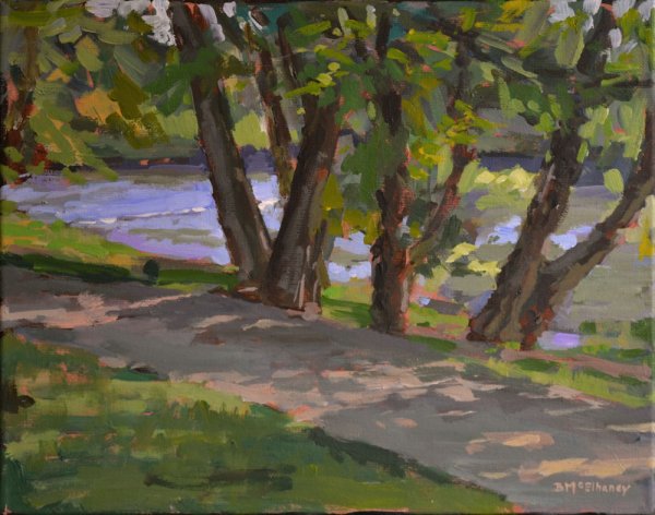 Академическая живопись пейзаж пленэр масло