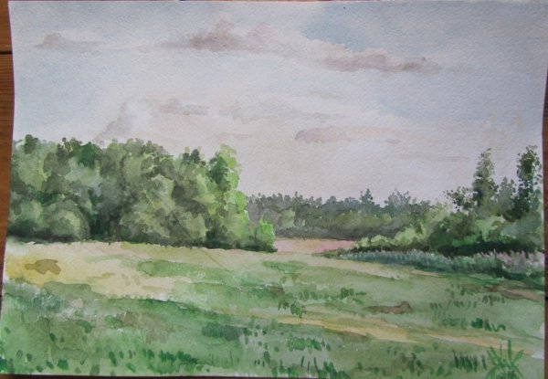 Краткосрочные этюды пейзажа