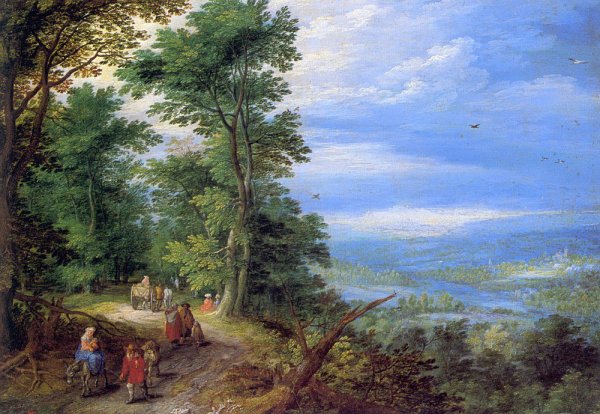 Ян брейгель опушка леса