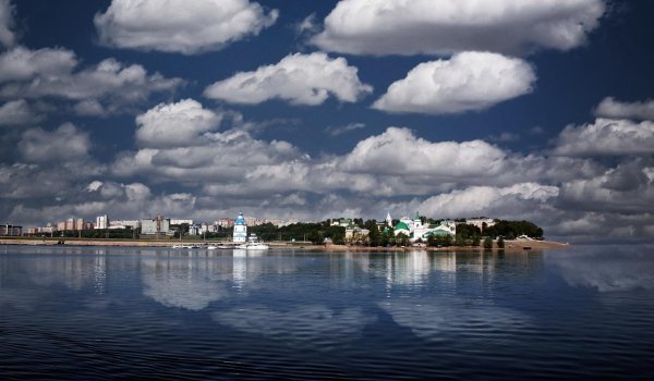 Набережная реки Волги Чебоксары