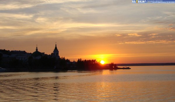 Река Волга Чебоксары