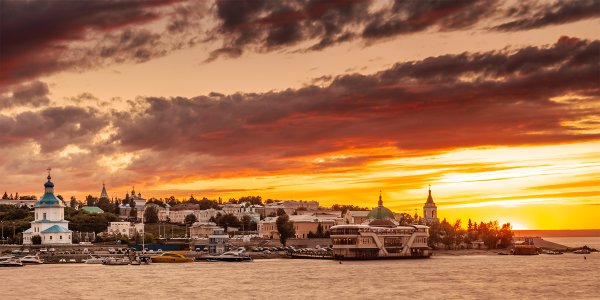 Чебоксары залив осень