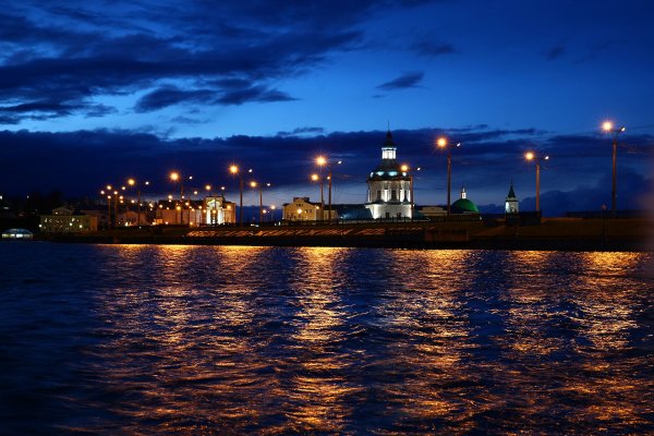 Закат на заливе Чебоксары