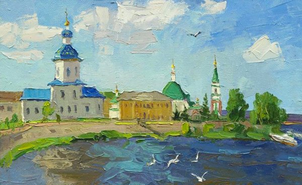 Живопись Чебоксарский залив