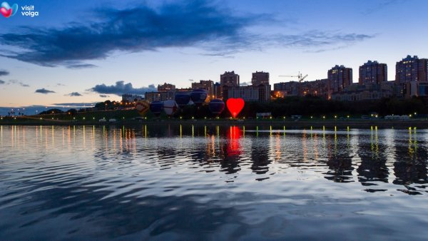 Город Чебоксары залив
