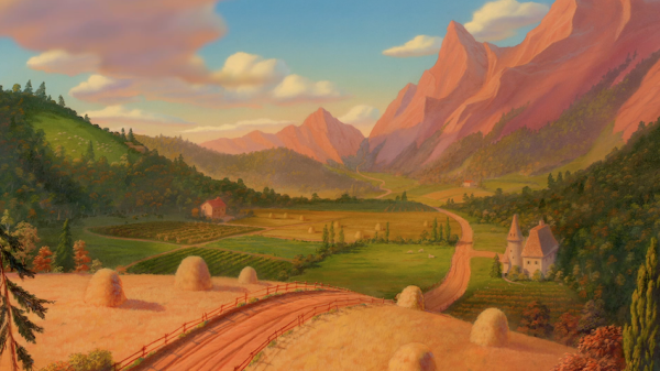 Пейзажи из мультфильмов