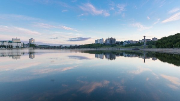 Чебоксары залив панорама