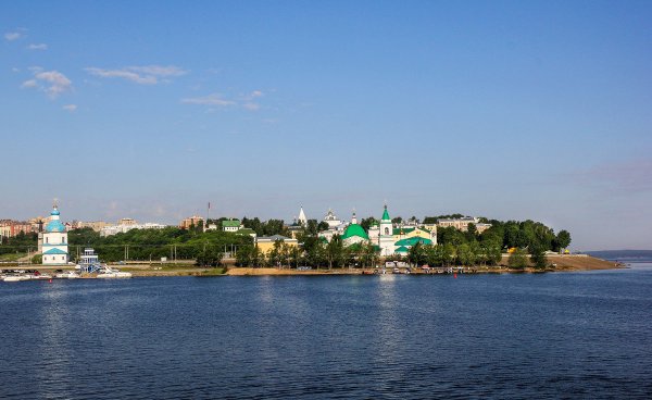 Набережная реки Волги Чебоксары