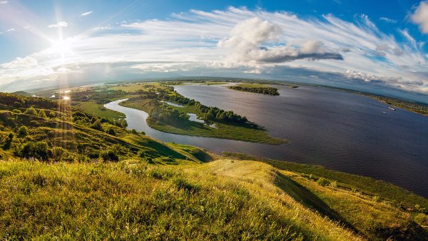 Чебоксары с птичьего полета