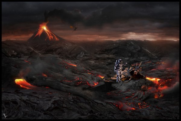 Вулканический пейзаж