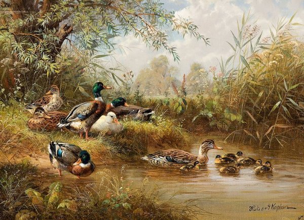 Немецкий художник Hubert Kaplan