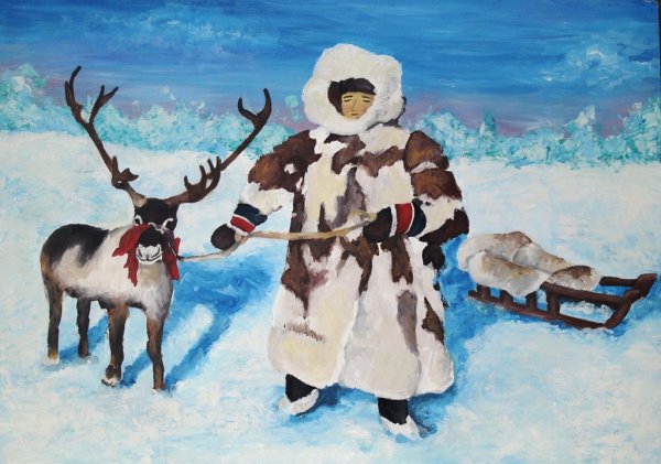 Северные народы хантамансийск иллюстрации