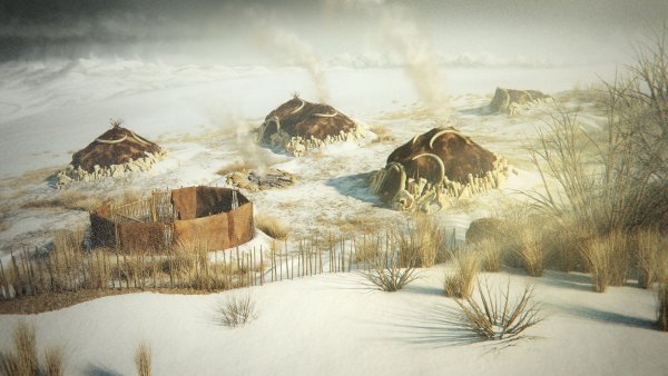 Древние жилища людей в Ледниковый период