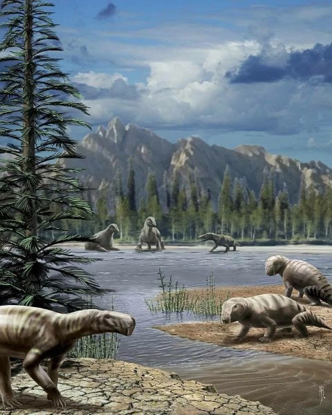 Юрский период палеоарт