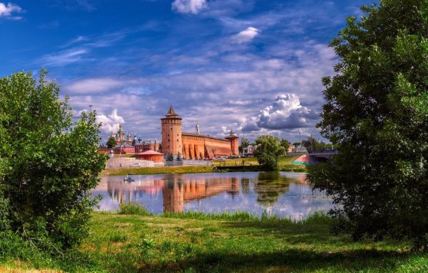 Река Коломенка в Коломне