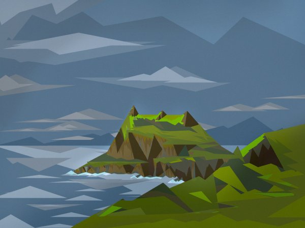 Пейзаж в треугольнике