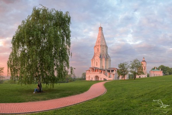 Парк Коломенское Москва пейзаж