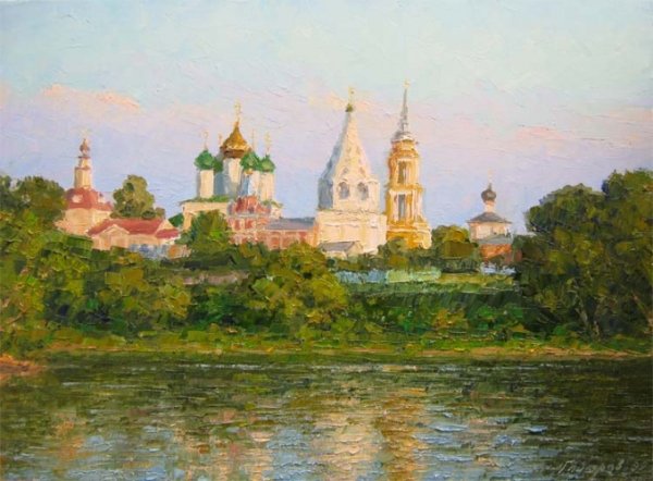 Художник Гайдеров Коломна Церковь в Черкизово