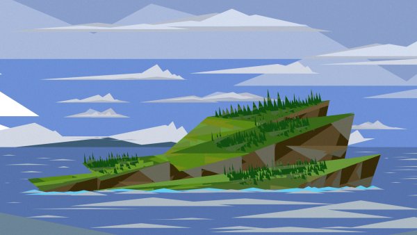 Треугольный пейзаж