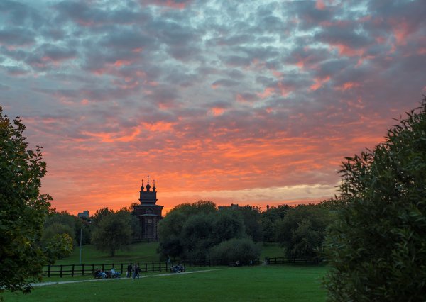 Парк Коломенское закат