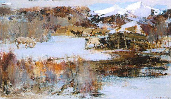 Фешин пейзаж 1910