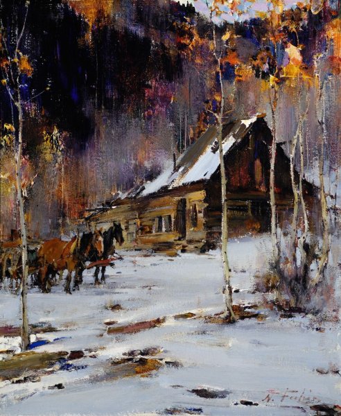 Николай Иванович Фешин пейзаж морской