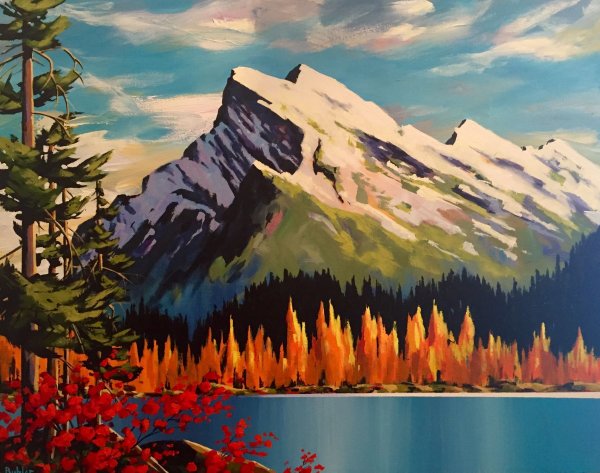 Лорен Карпентер горный пейзаж