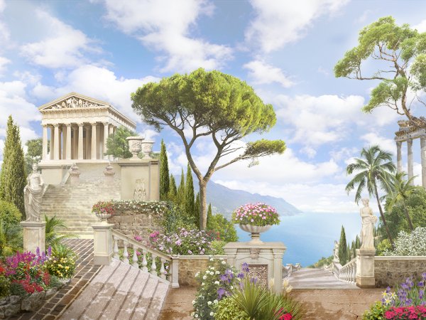 Древняя Греция пейзаж Эллада