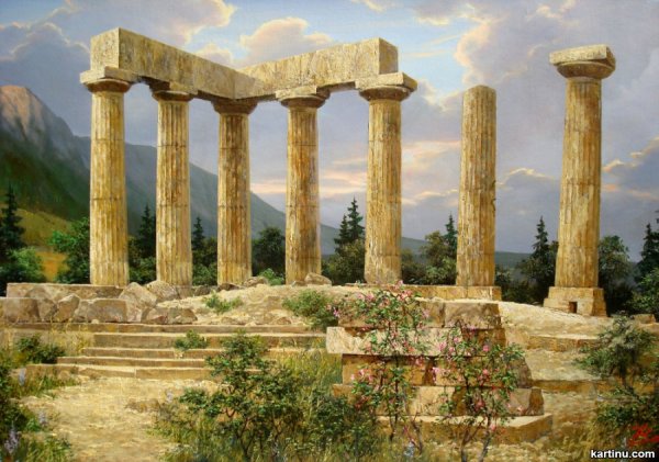 Пьер Атаназ Шовен итальянский пейзаж