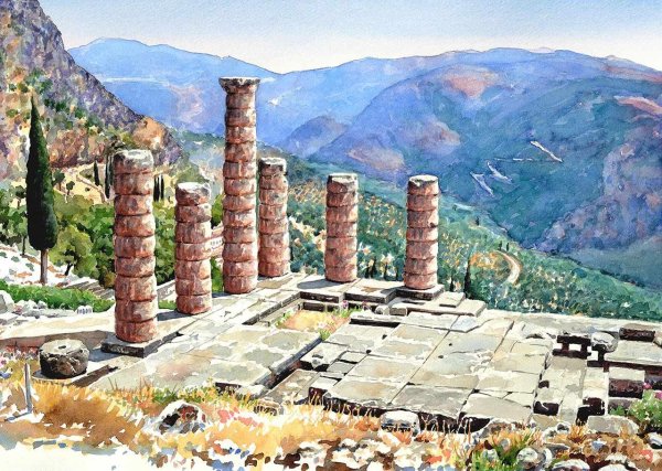 Художник Пантелис зошратос