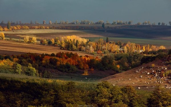 Старый Орхей Молдова закат
