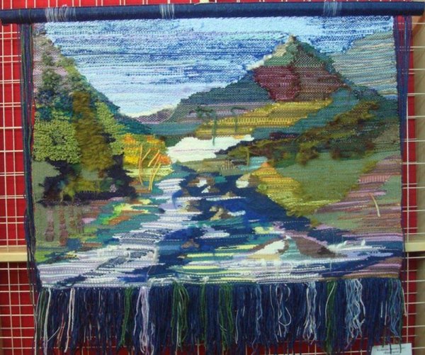 Панно в технике ткачества