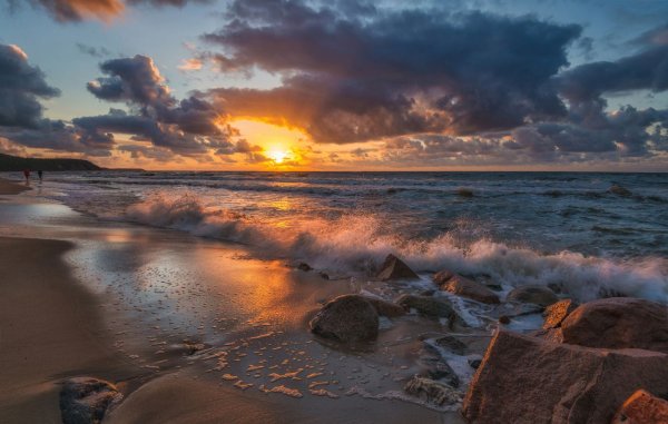 Балтийское море Куршская коса