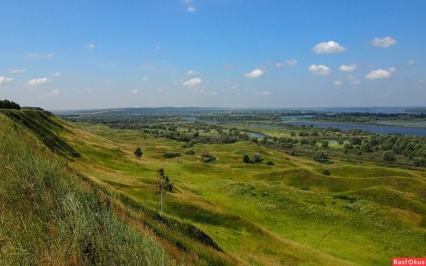 Река Волга Лысково