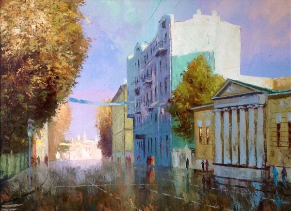 Современная живопись городской пейзаж Москва