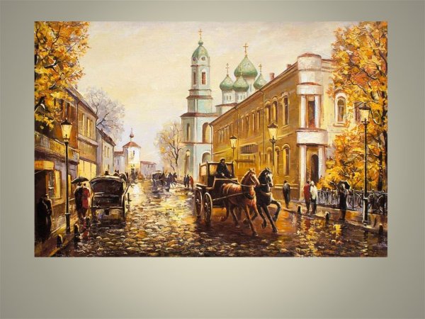 Картина "улица в Стамбуле» (Львовская галерея искусств)