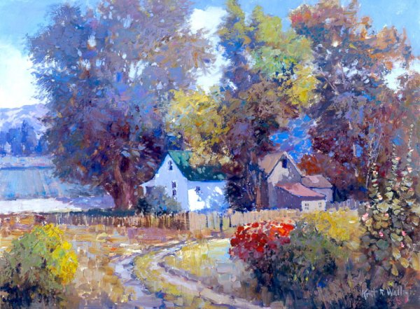 Художник-Импрессионист Кент Уоллис. (Kent r. Wallis