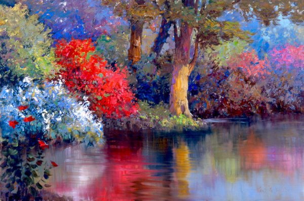 Художник-Импрессионист Кент Уоллис. (Kent r. Wallis