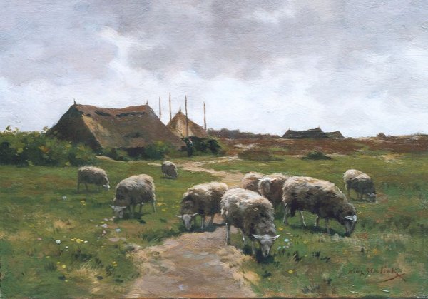 Пейзаж с барашками