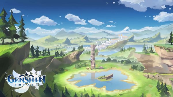 Инадзума Геншин пейзажи