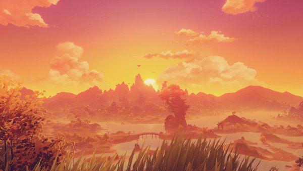 Геншин Импакт пейзажи