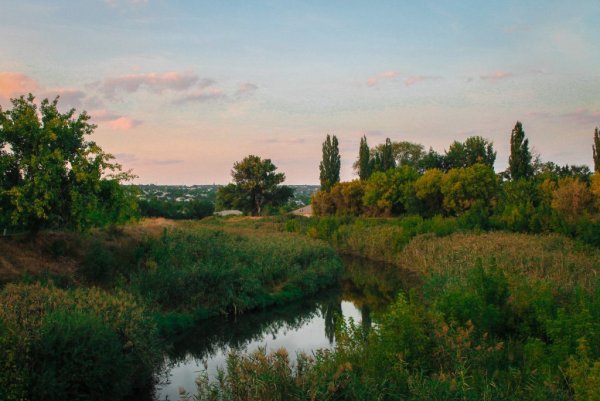 Речка Луганка Луганск