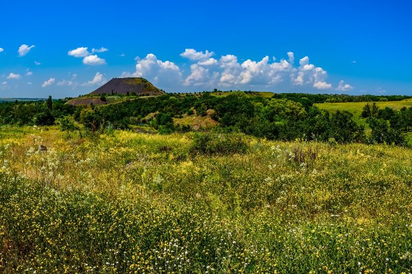 Донбасс степь Терриконы