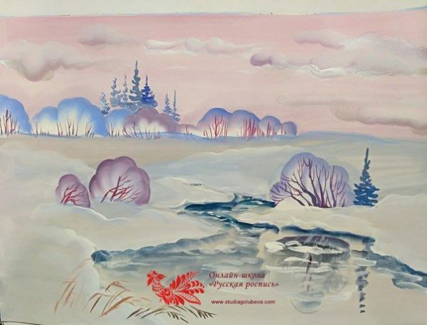 Весенний пейзаж Зинаиды Голубевой