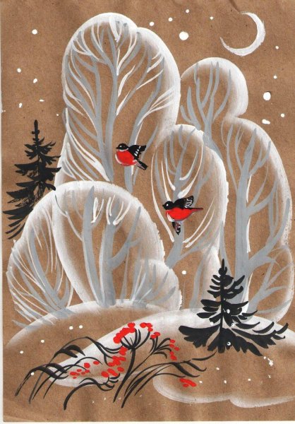 Зинаида Голубева роспись пейзажей