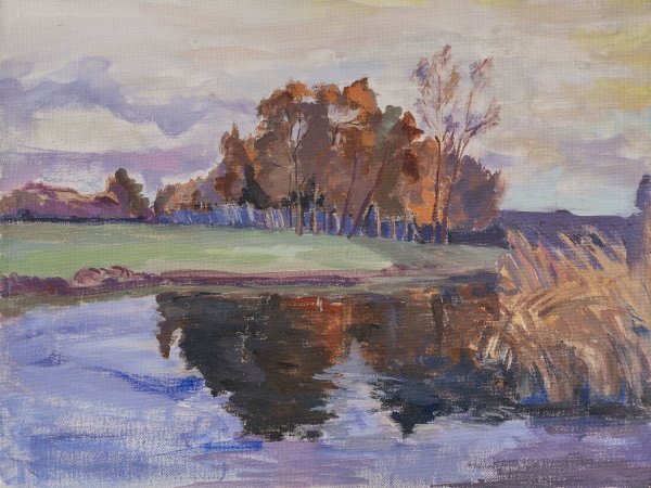 Зинаида Голубева роспись пейзажей