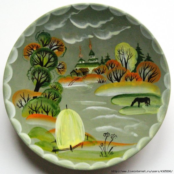 Голубева осенний пейзаж